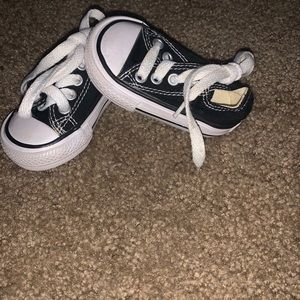 Black converse Toddler